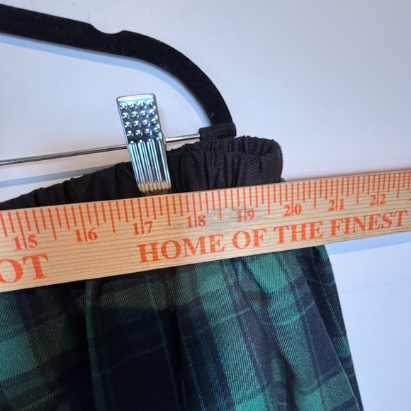 HDE Green & Black Plaid Skater Skirt Women’s Plus 4X - Picture 3 of 7